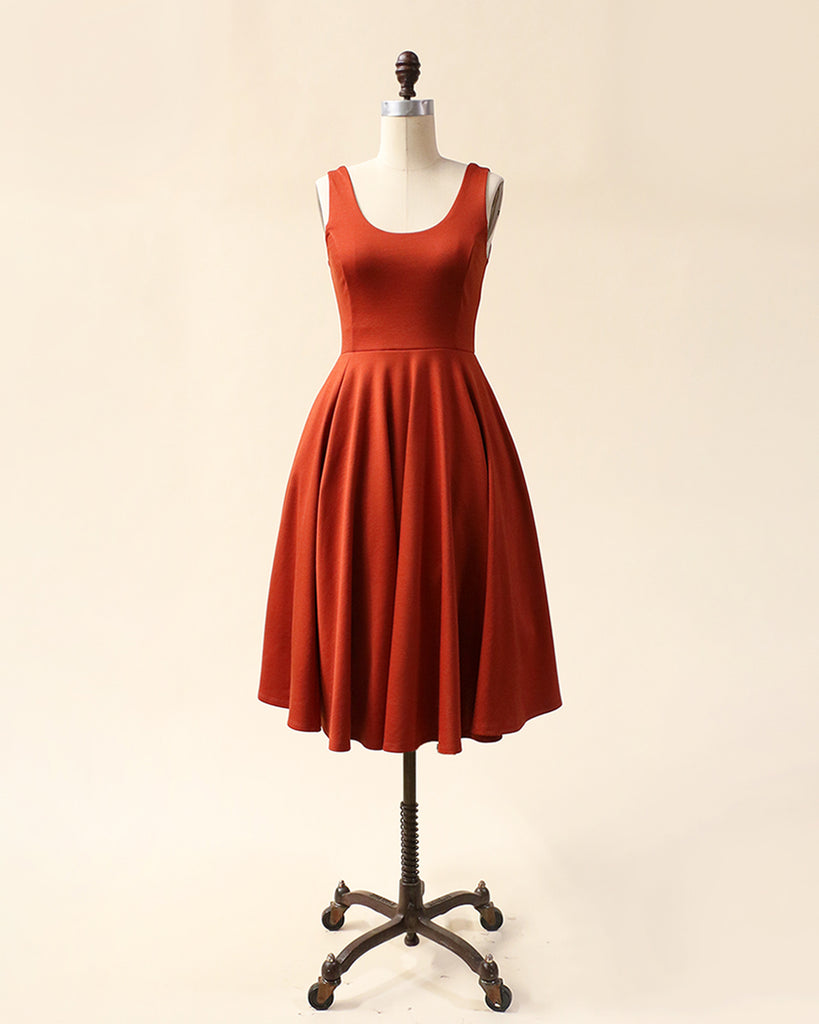 Apricity | Cora Dress in Rust (copper orange) | Apricity Apricity | Cora Dress in Rust (copper orange) | Apricity
