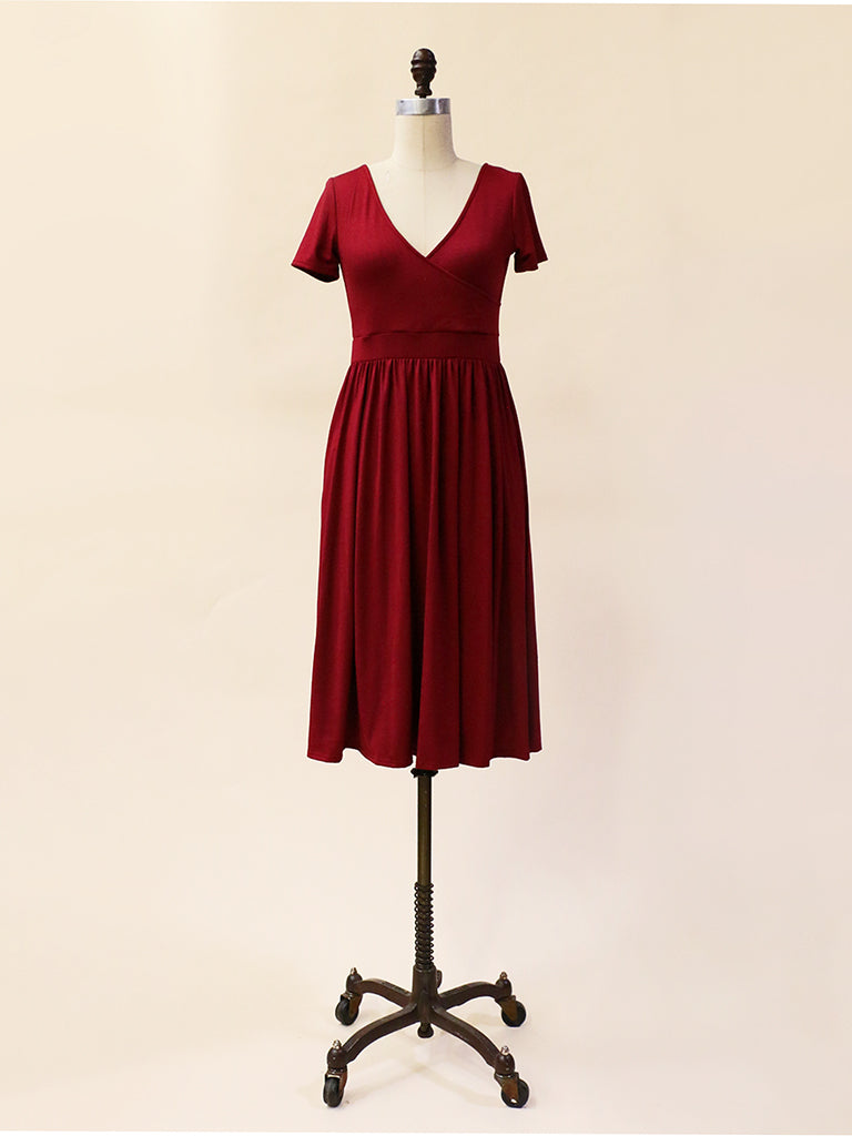 Apricity | MARA Reversible Dress in Burgundy | Apricity Apricity | MARA Reversible Dress in Burgundy | Apricity