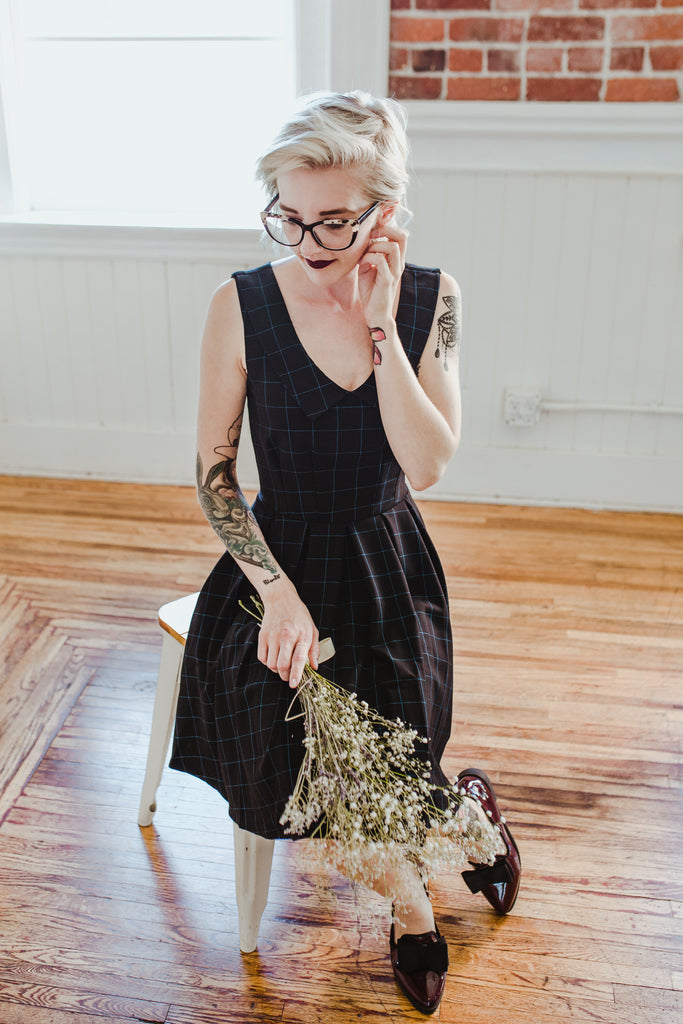 black sunday dress Ayla Rib Dress
